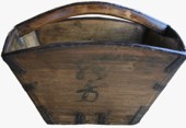 Antique Large Brown Rice Measure