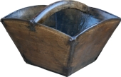 Antique Large Brown Rice Measure