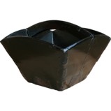 Antique Black Rice Measure Basket