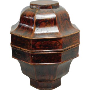 Painted Wood Treasure Holder