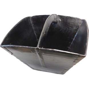 Black Lacquer Grain Basket
