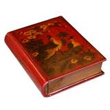 Red Book Shape Decoration Box - Drawer style