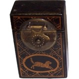 Black Card Painted Box - Animal