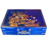 Blue Painted Case - Flower