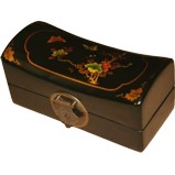 Black Small Pillow Shape Jewellery Box
