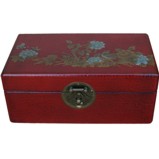 Small Red Flower Painted Box