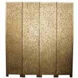 Floral Gold Coromandel Room Divider Screen
