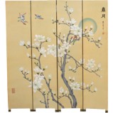 Chinese Room Divider Screen - Moon in Spring