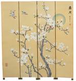 Chinese Room Divider Screen - Moon in Spring