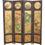 Chinese Four Seasons Room Divider Screen
