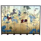 Eight Horses Screen/Room Divider
