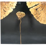 Lotus Wall Hanging Screen -Gold