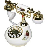 Antique Style Practical Porcelain Telephone