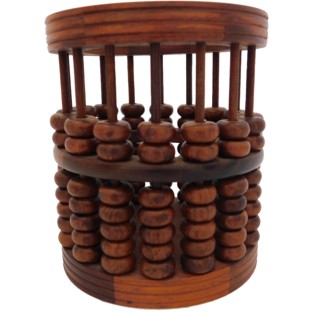 chinese abacus in cloth box