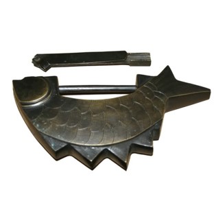 Chinese Antiques Style Brass Lock Fish Style