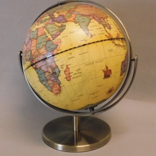 Antique Style 228mm World Globe