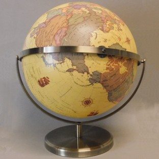 Antique Style 320mm World Globe