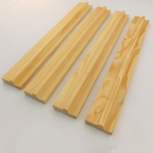 Mahjong Wood Rails Rack Set of 4