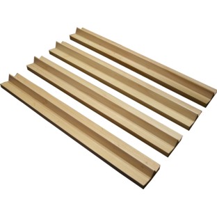 Set of 4 Mahjong Wood Rails