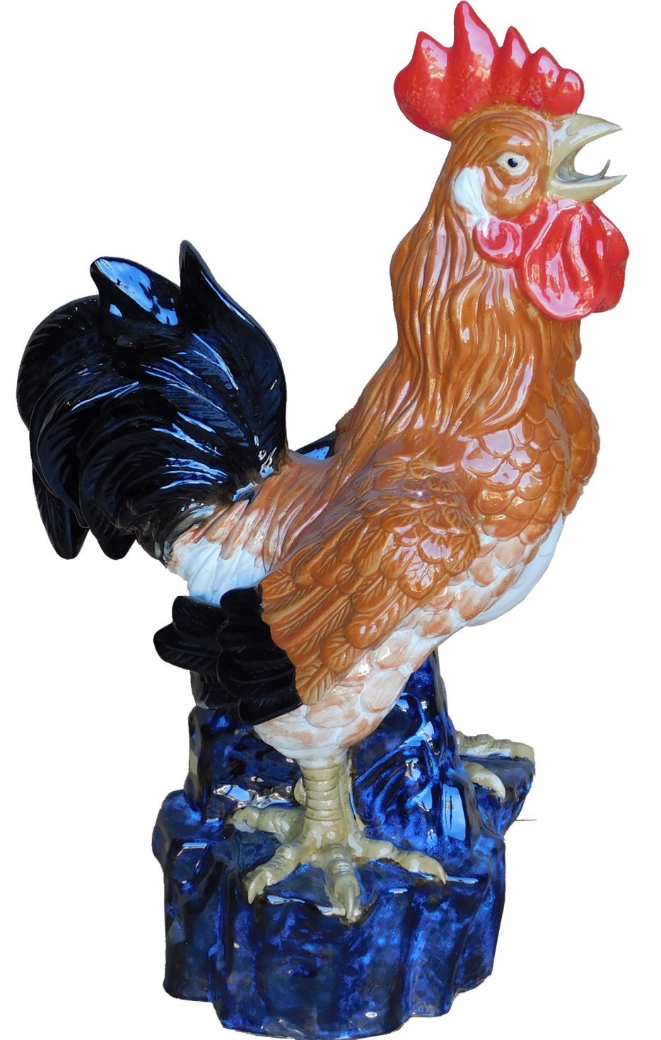 Chinese Rooster Statue Ceramics