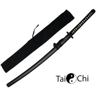 Black Japanese Taichi Katana Practical Training Sword