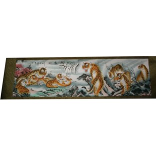 Chinese Painting - Kingdom of Tigers