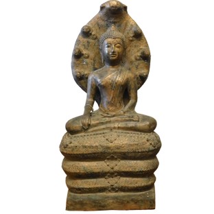 Bronze Snake Goddess Statue