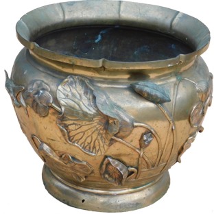 Vintage Chinese Bronze Pot