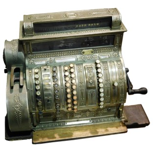 Iron Rustic Cash Register 