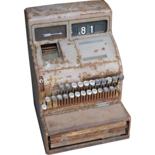 Iron Rustic Cash Register