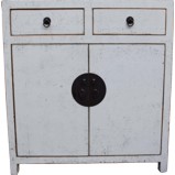 White Lacquer Medium Cabinet