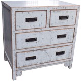 White Tall Bedside Cabinet