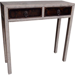 White Short Hallway Table