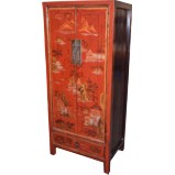 Red Medium Cabinet