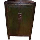 Dark Green Side Cabinet